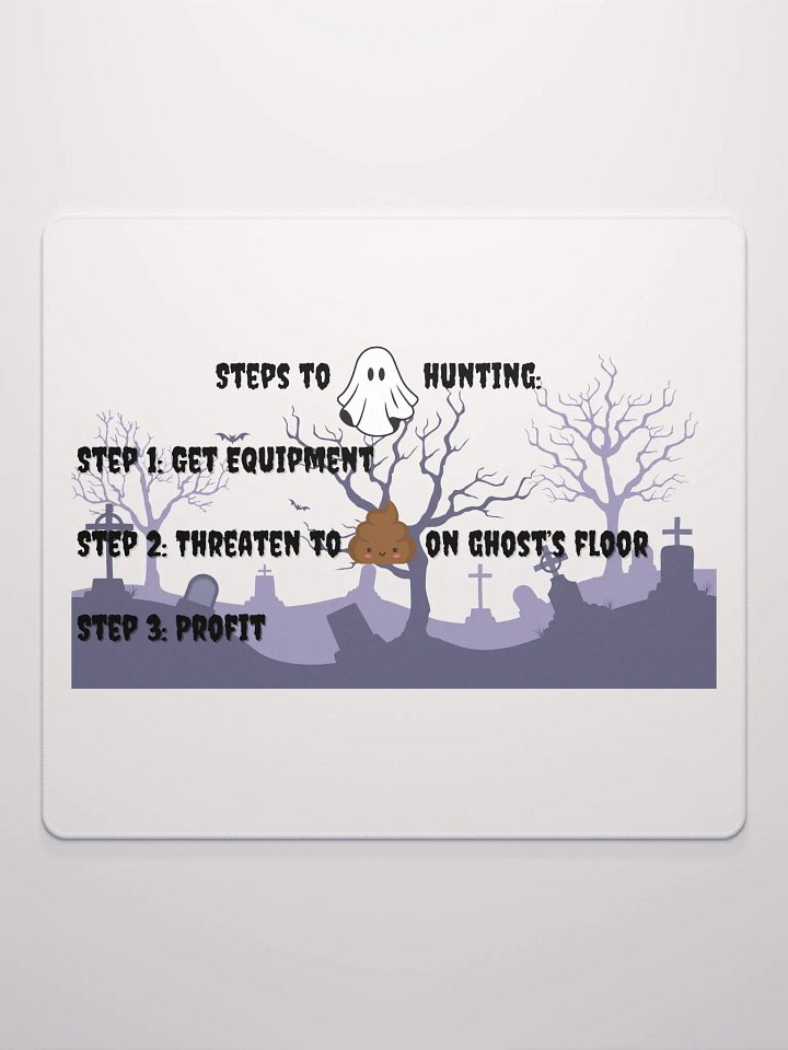 Ghost Hunting Steps Mousepad product image (2)