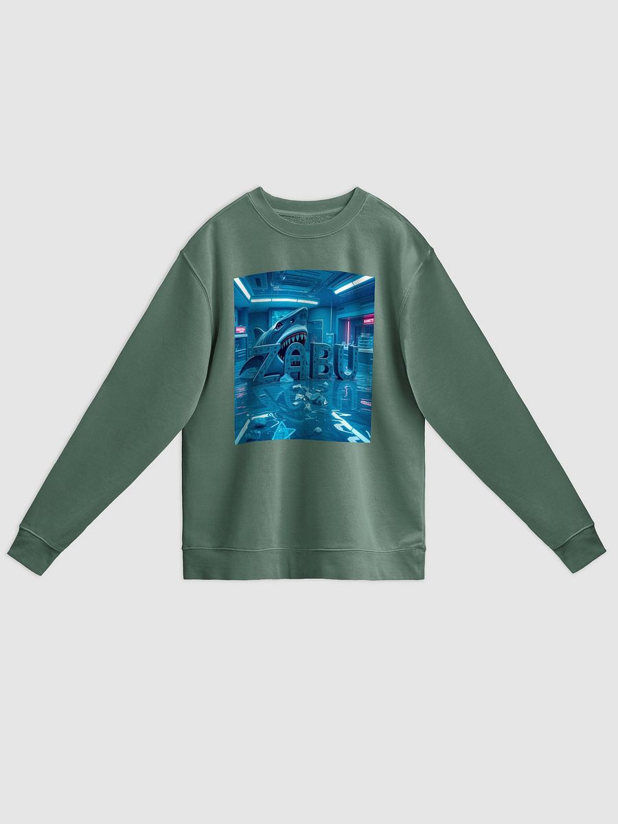Neon Shark Unisex Pigment Dyed Sweatshirt product image (3)