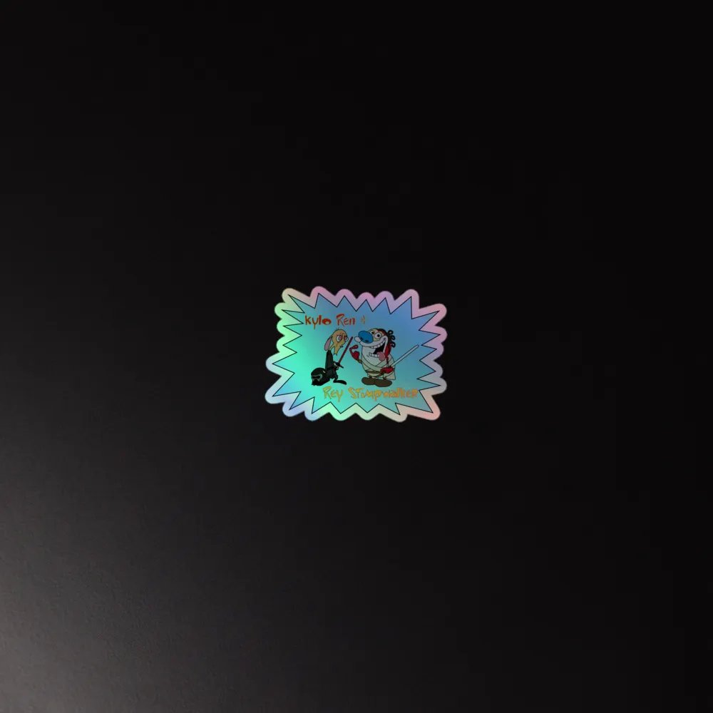 Kylo Ren & Rey Stimpwalker Holo Sticker product image (4)