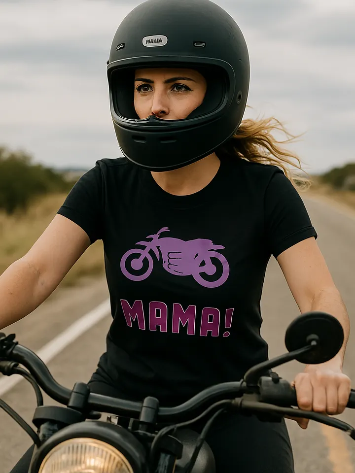 Biker MAMA! Motorcycle Tee product image (1)