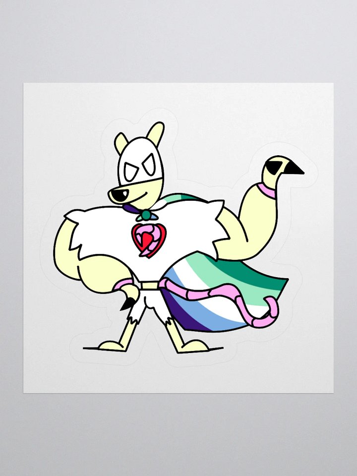 Superhomo! Vermili MLM White Variant Sticker! product image (1)