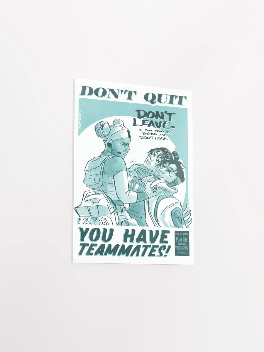Print: DON'T LEAVE! product image (5)
