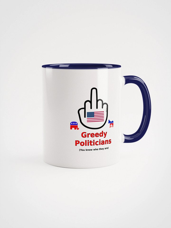 Two-tone Ceramic Mug-MisterFinger-Greedy-B product image (5)