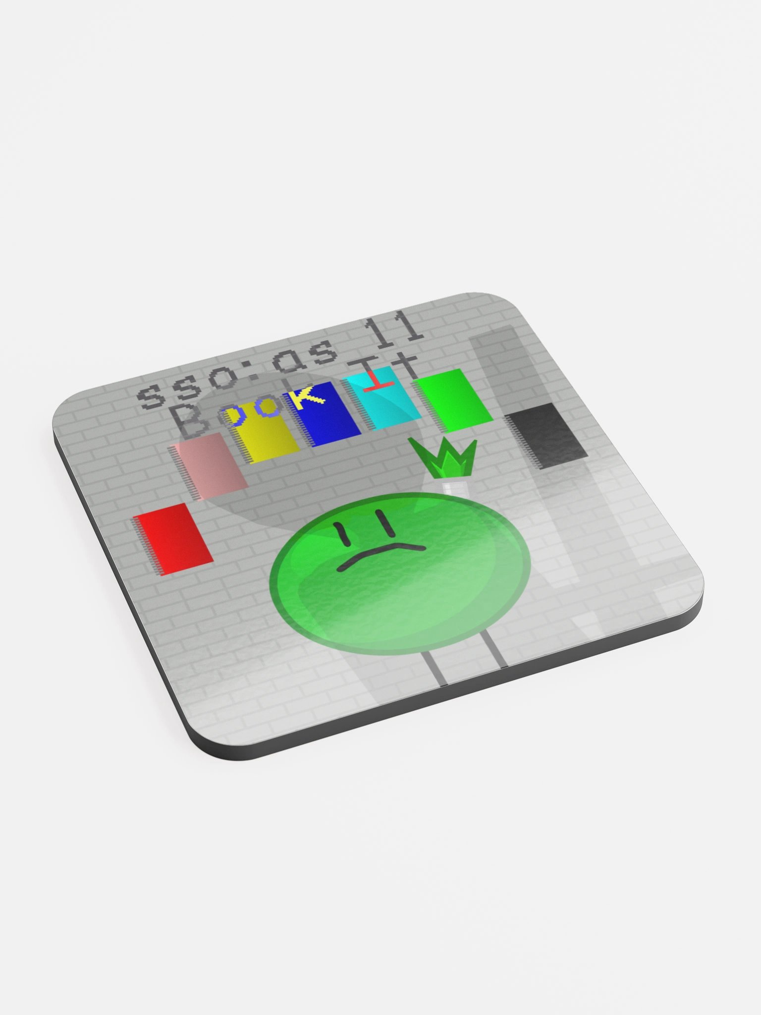 [SUPER SMASH OBJECTS] | Book It Cork Coaster product image (2)