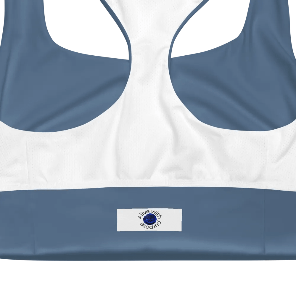 Blue Blossom Matching All-Over Sports Bra product image (12)