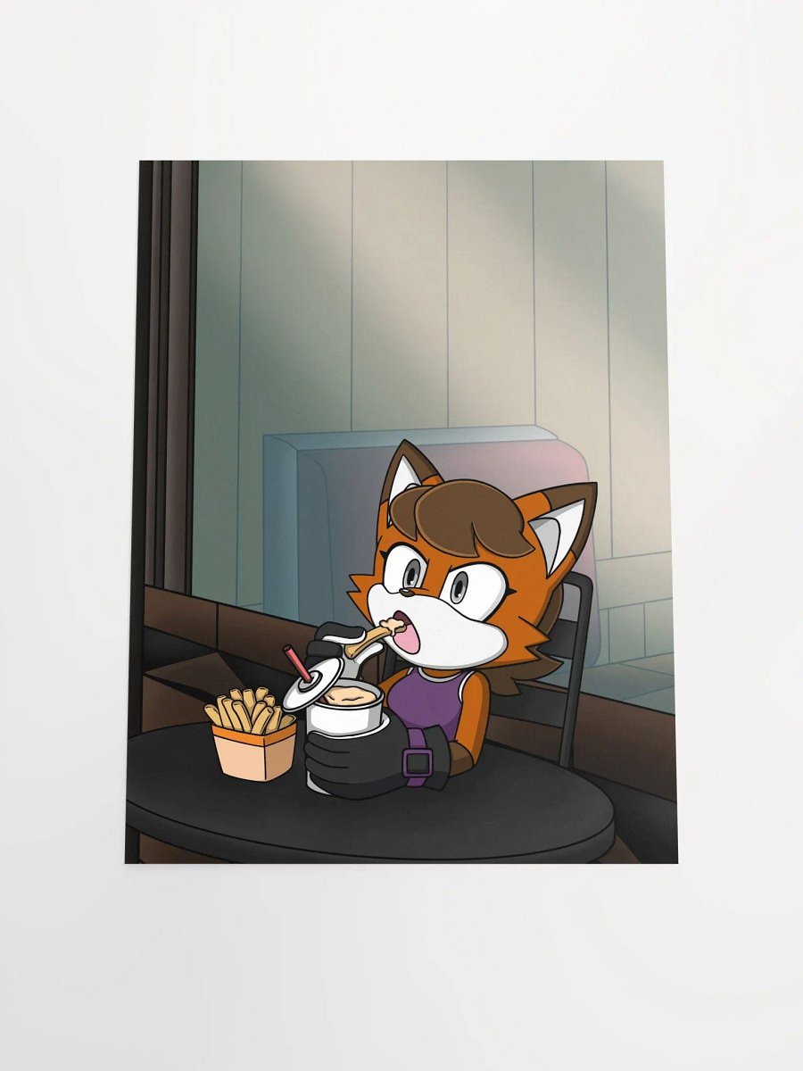 Outside the Burger Shop Matte Poster product image (4)
