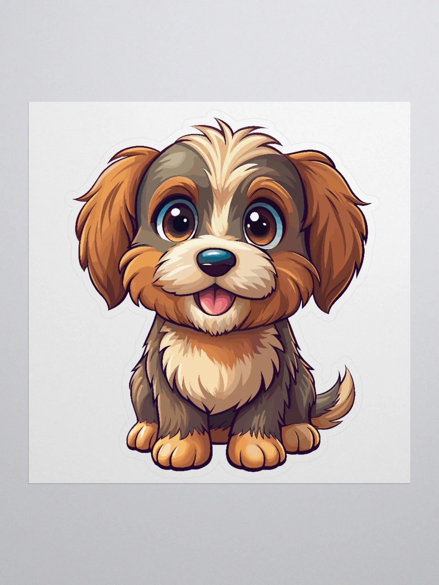 Cute Cartoon Dog 1 , Sticker product image (1)