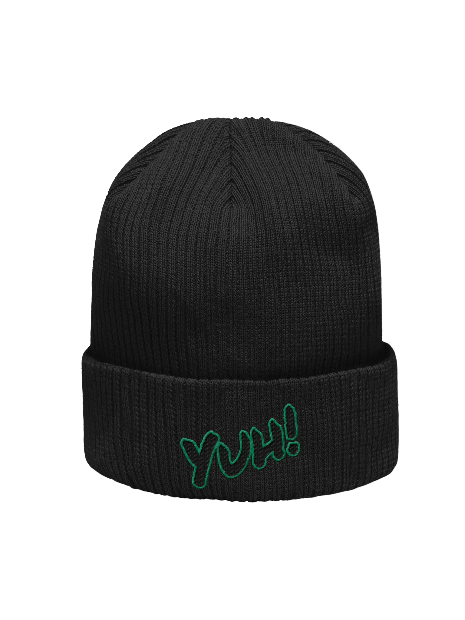 Yuh! Reverse Colorway - Atlantis Organic Ribbed Beanie product image (1)
