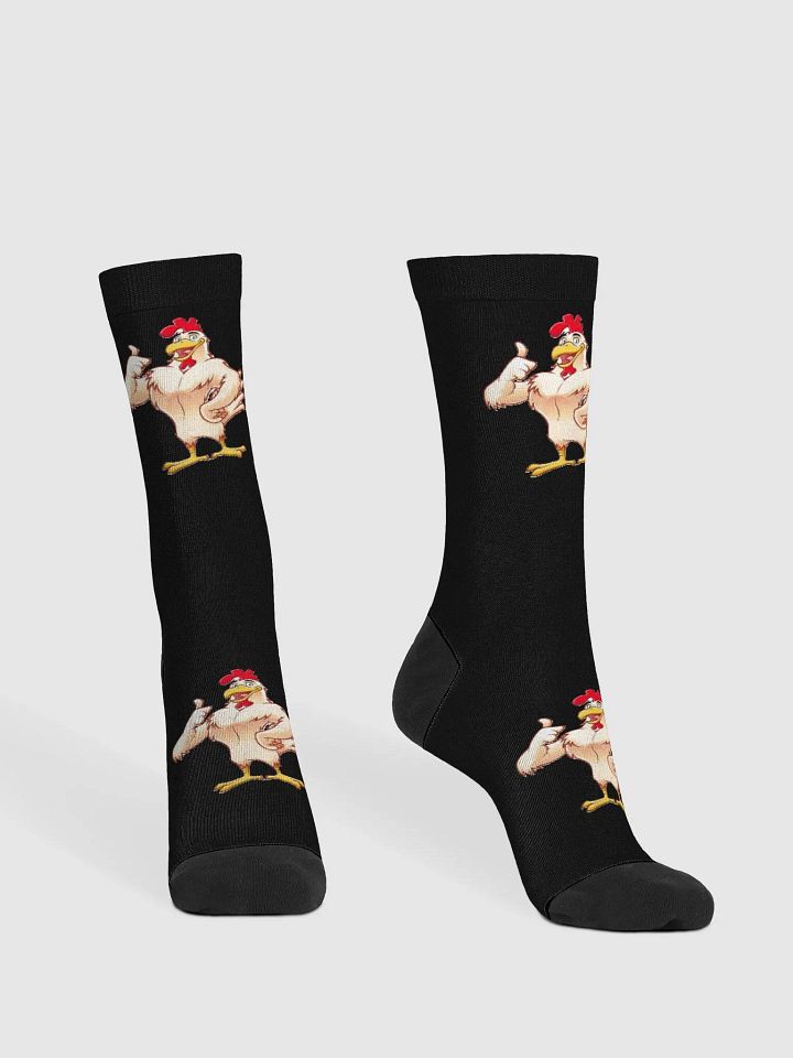 Upside-Down Chickens Crew Socks product image (2)