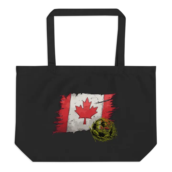 Canada Flag Soccer Football Spirit Tote Bag product image (1)