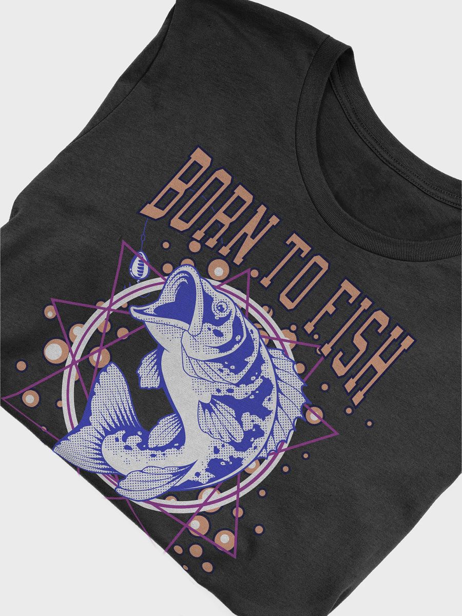 Born to Fish Forced To Work Graphic Tee product image (3)