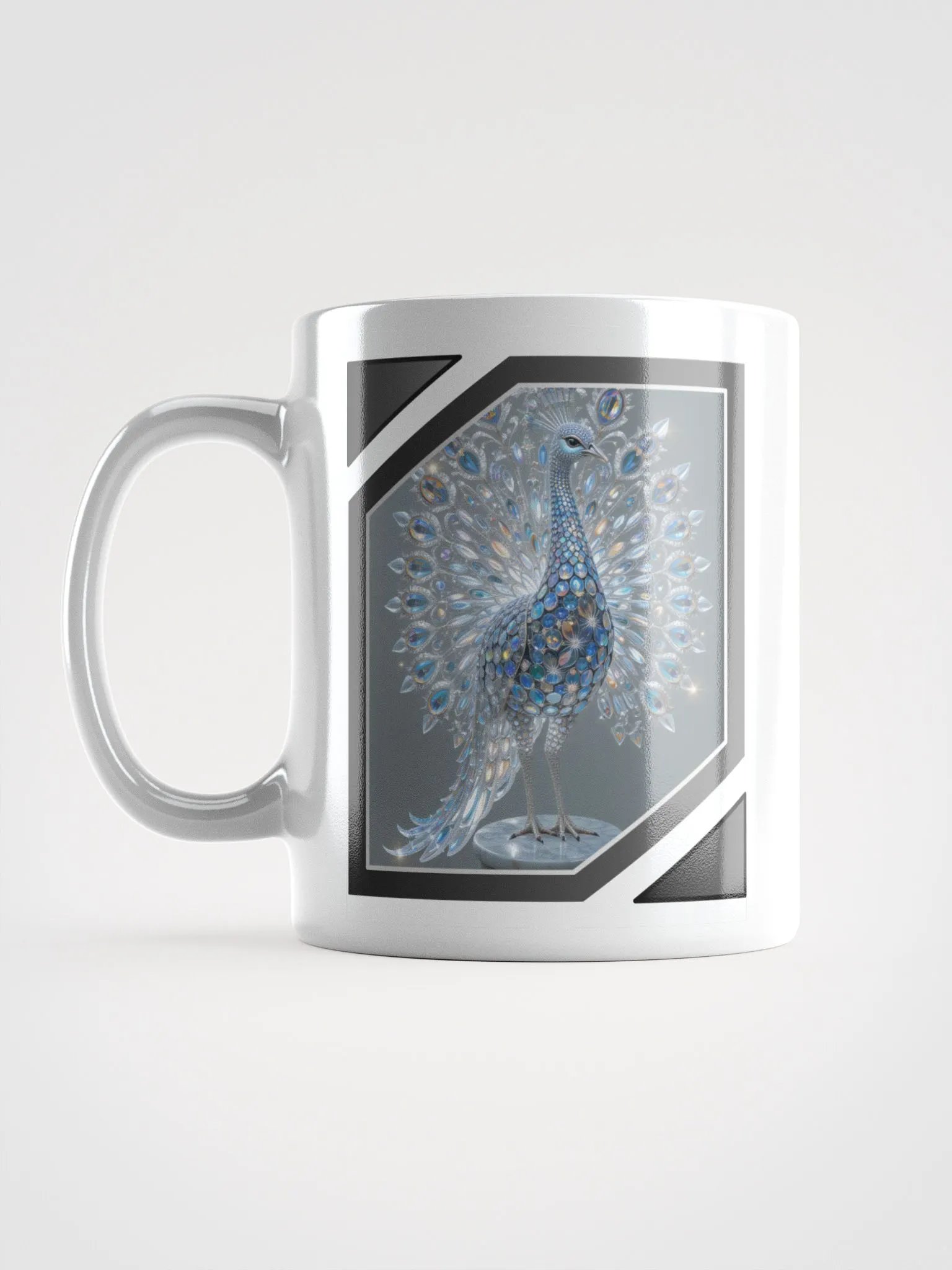 Glossy Mug: Diamond Peacock product image (6)