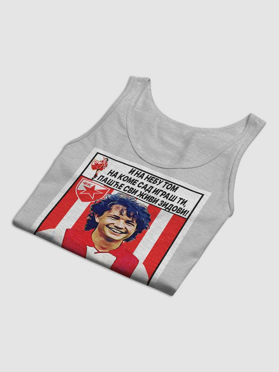 Siniša Mihajlović (FK Crvena Zvezda) #5 Bella+Canvas Jersey Tank product image (12)