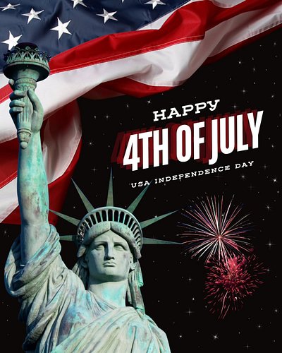 🇺🇸🎆 Happy 4th of July! Americans 249th birthday 🎇🎉

Today, we celebrate the land of the free and the home of the brave. Wishi...
