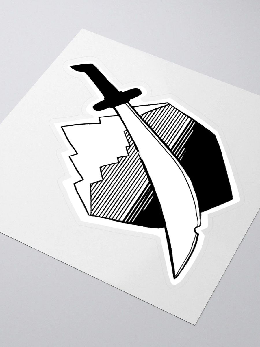 Ash-Kai Black & White Symbol Sticker product image (3)