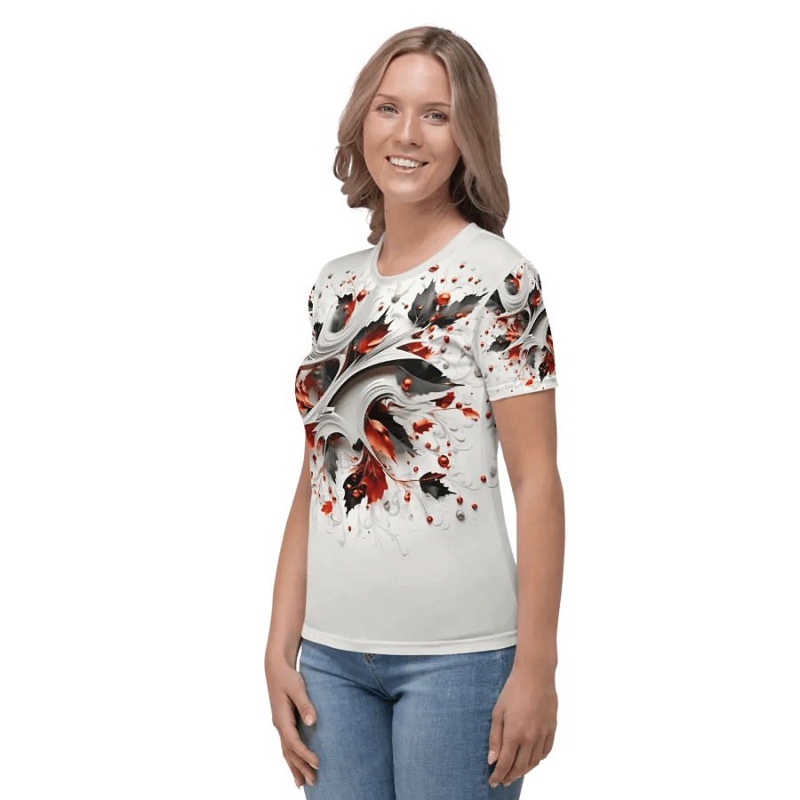 Black Leaves T shirt product image (6)