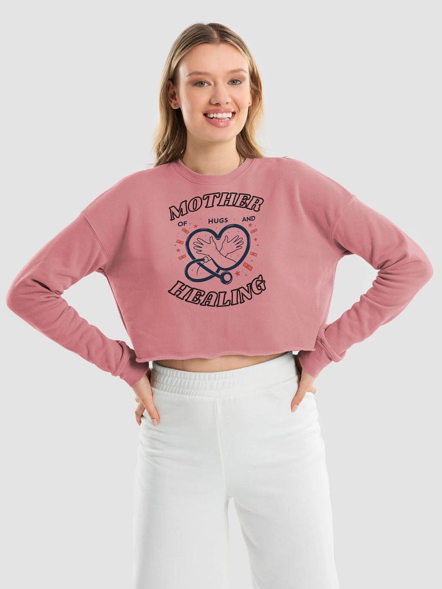 Stethoscope Heart Hugs Women's Crop Sweatshirt product image (18)
