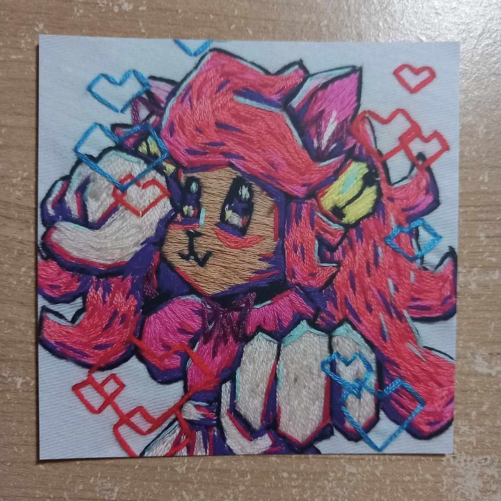 Mad Mew Mew from Undertale Embroidery Print product image (2)