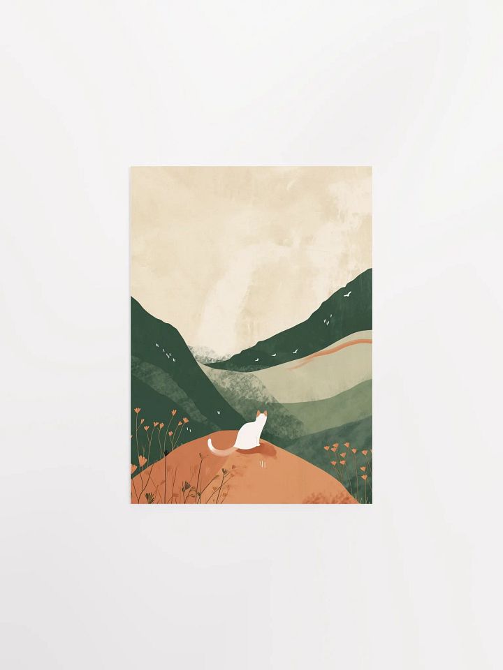 Mountain Cat Serenity Poster product image (1)