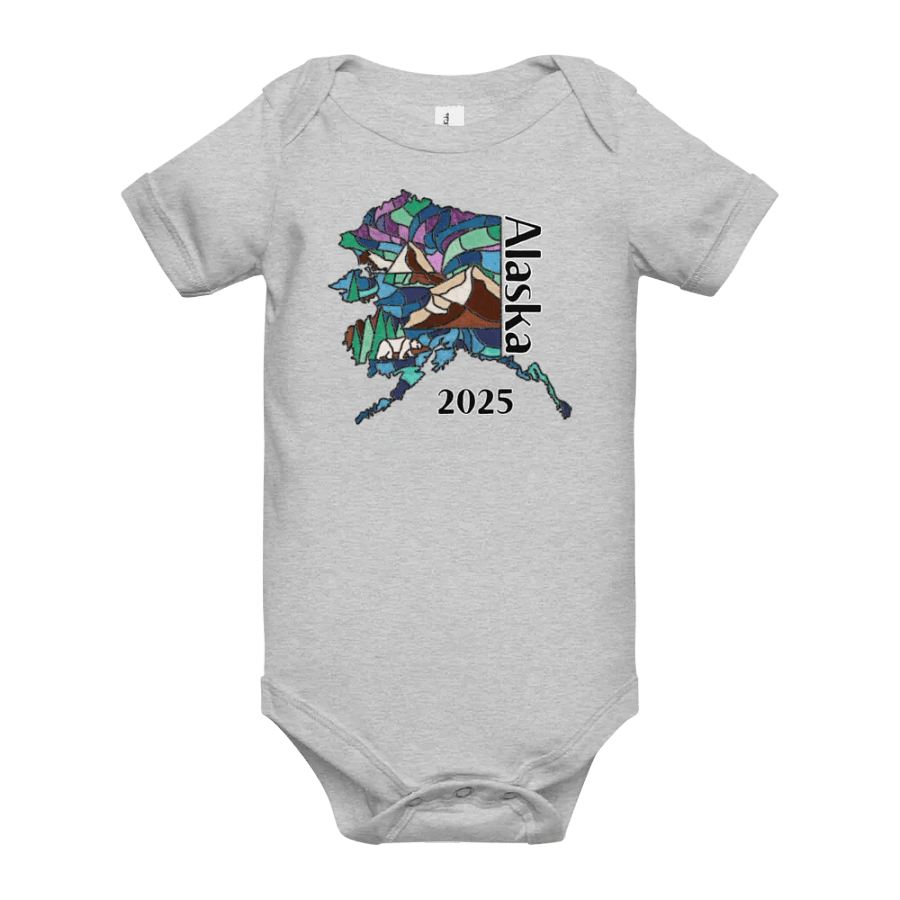 Great Alaskan Family Adventure: Stained Glass Baby Bodysuit product image (9)