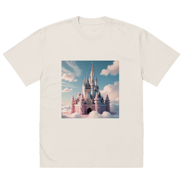 Ethereal Dream Castle Oversized T-Shirt product image (2)