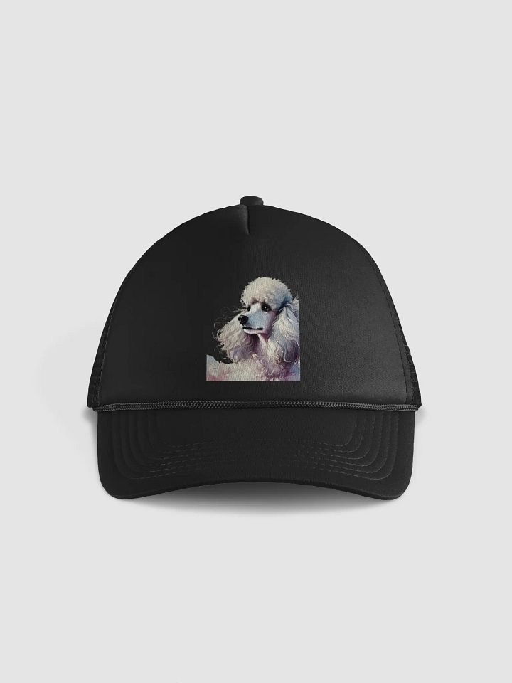 Elegant Poodle Foam Trucker Hat product image (1)
