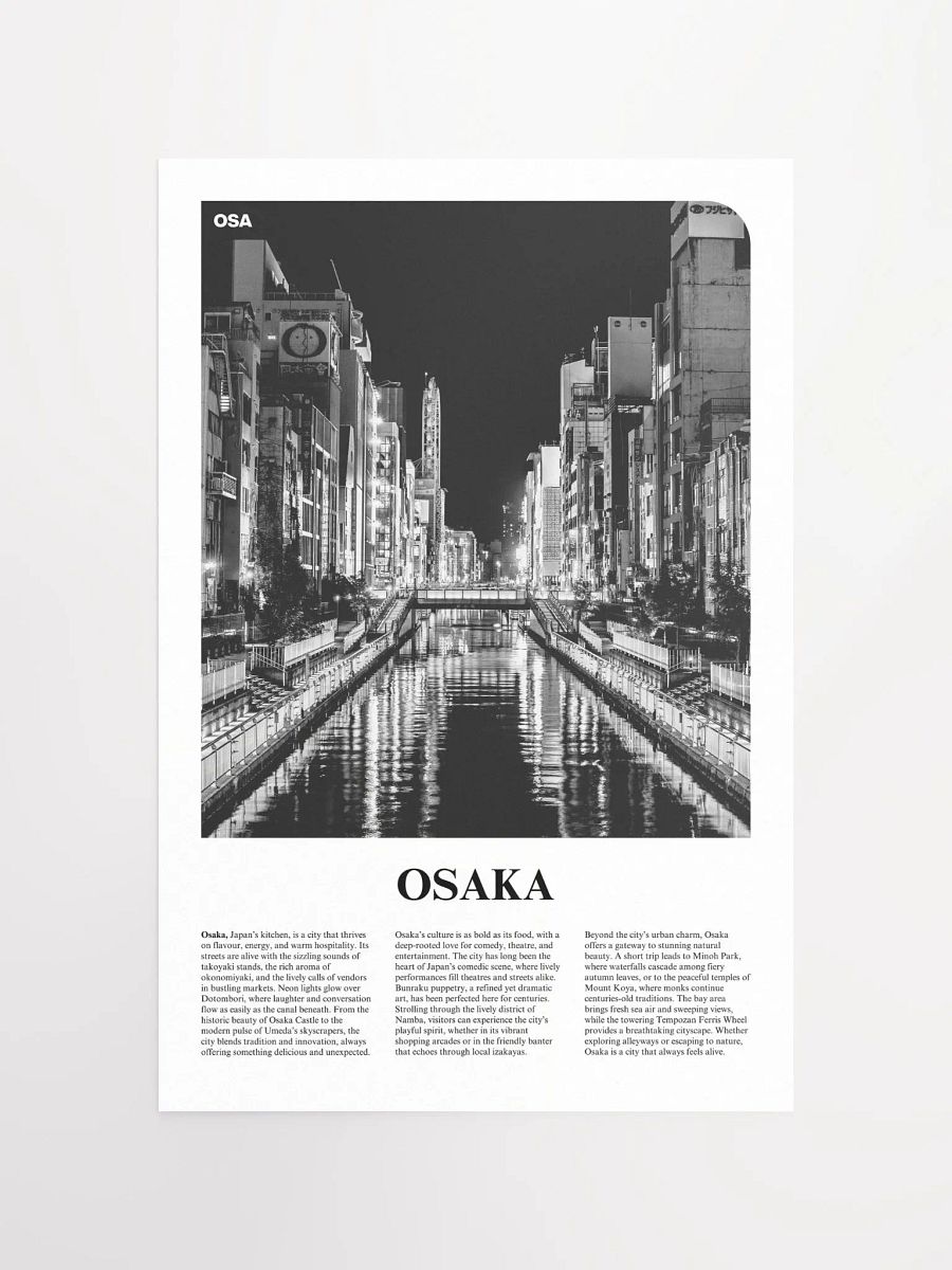 Osaka 01 Newspaper Poster product image (5)