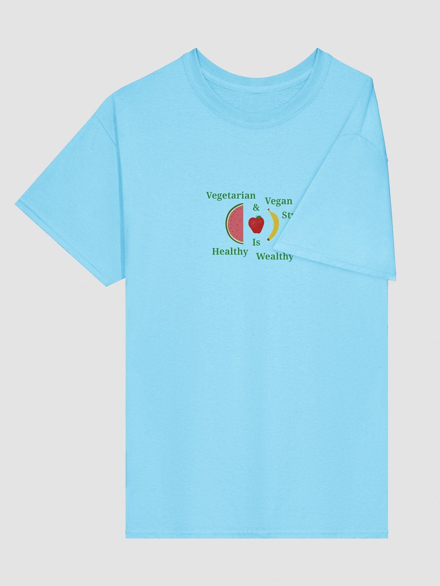 Healthy & Wealthy Vegetarian T-Shirt product image (3)