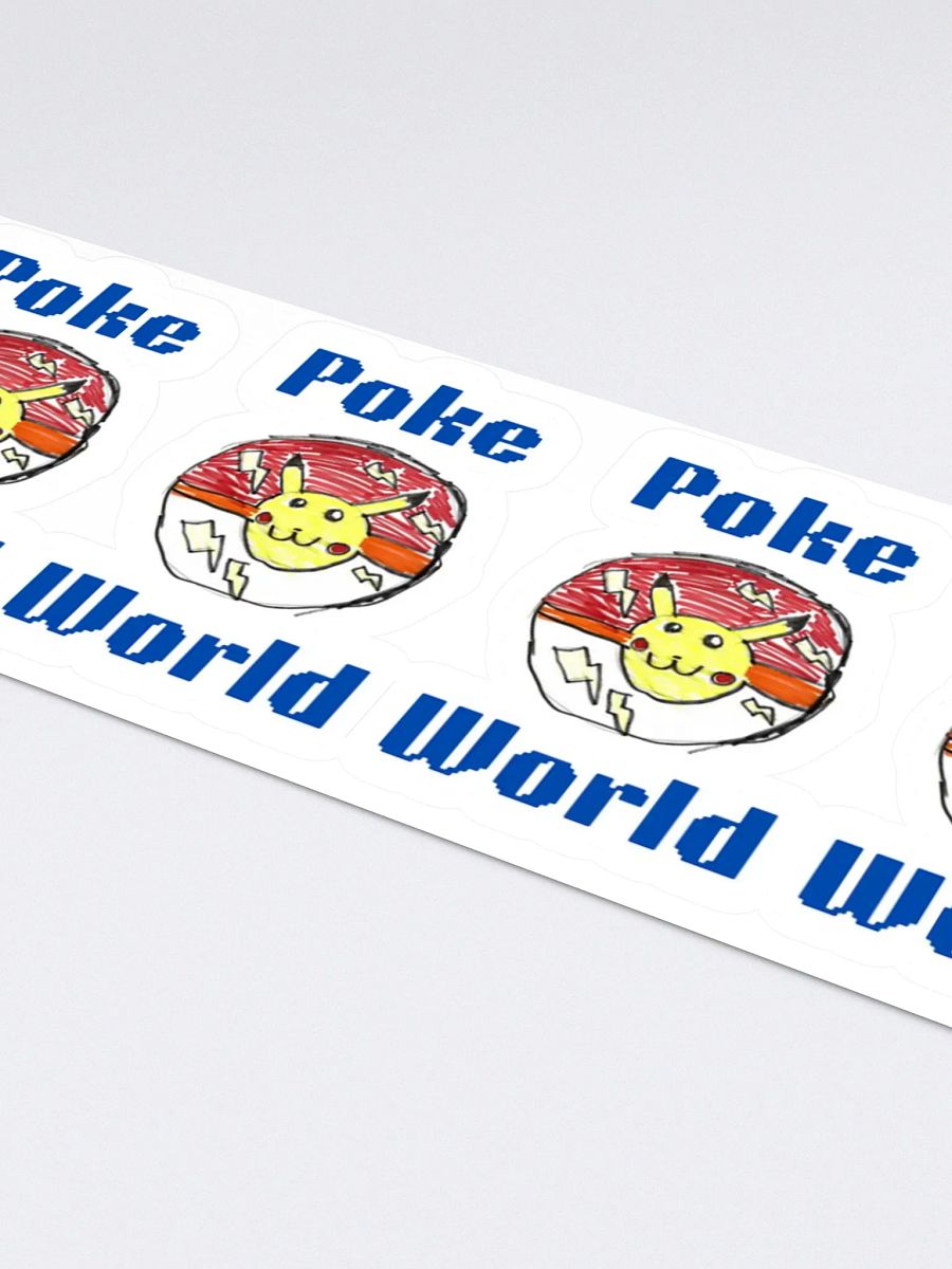Poke World Kiss Cut Stickers (Set of 6) product image (4)