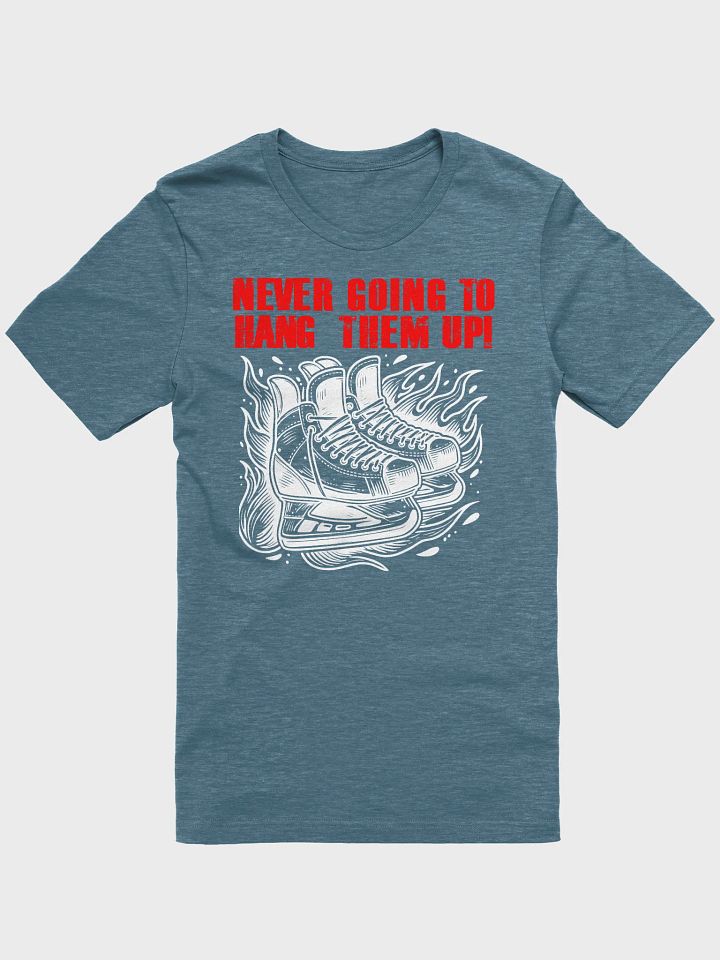 Funny Hockey T-Shirt – Never Going to Hang Them Up – Beer League Hockey Shirt for Men – Gift for Lifelong Hockey Players product image (2)