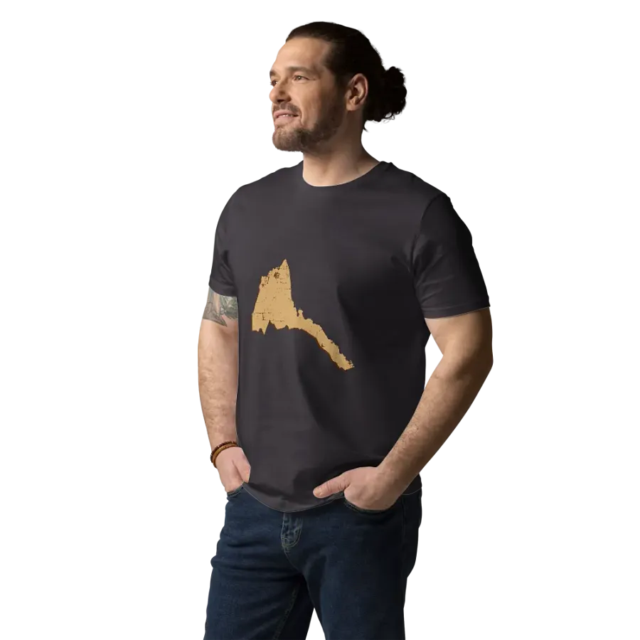 Vintage Eritrea Map Organic Tee product image (146)