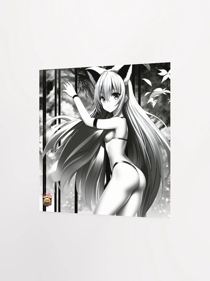 Pin Up Fox Girl Poster -Original Art- product image (2)
