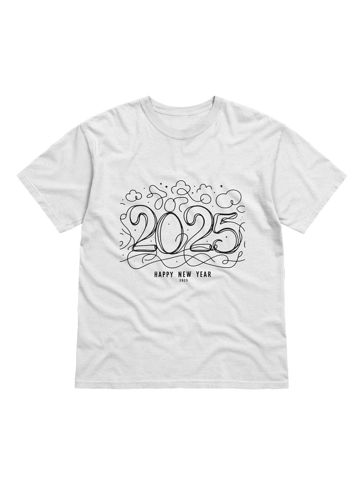 New Year Eve 2025 Line Art T-Shirt product image (33)