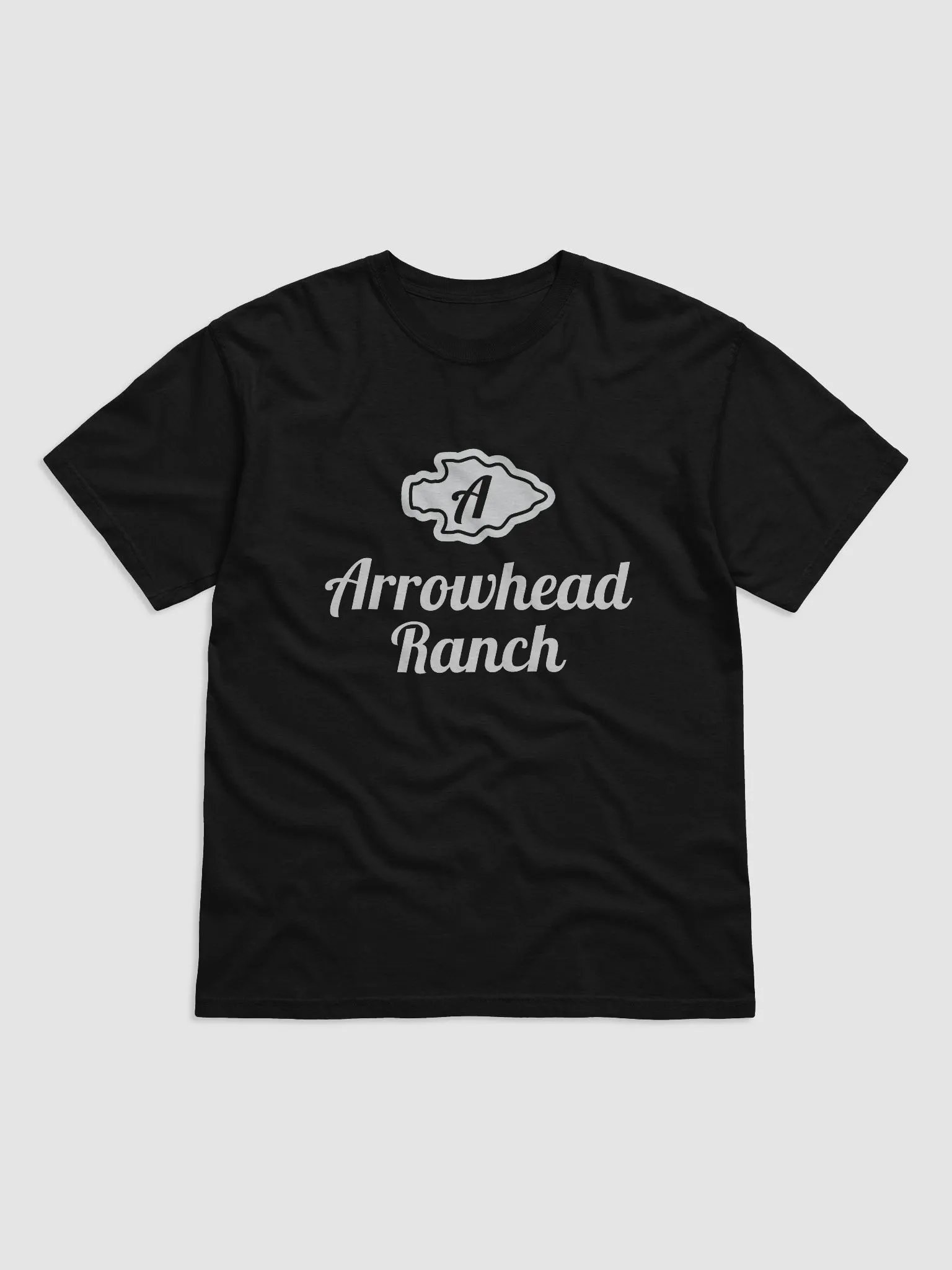 Classic Tee with White Arrowhead Ranch Logo - 2 Lines product image (1)