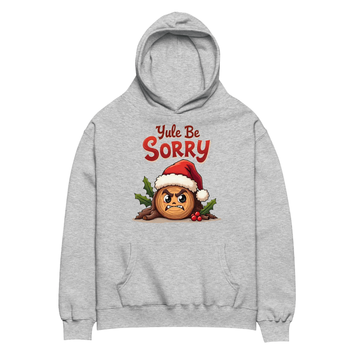 Yule Be Sorry Santa Log Oversized Hoodie product image (8)