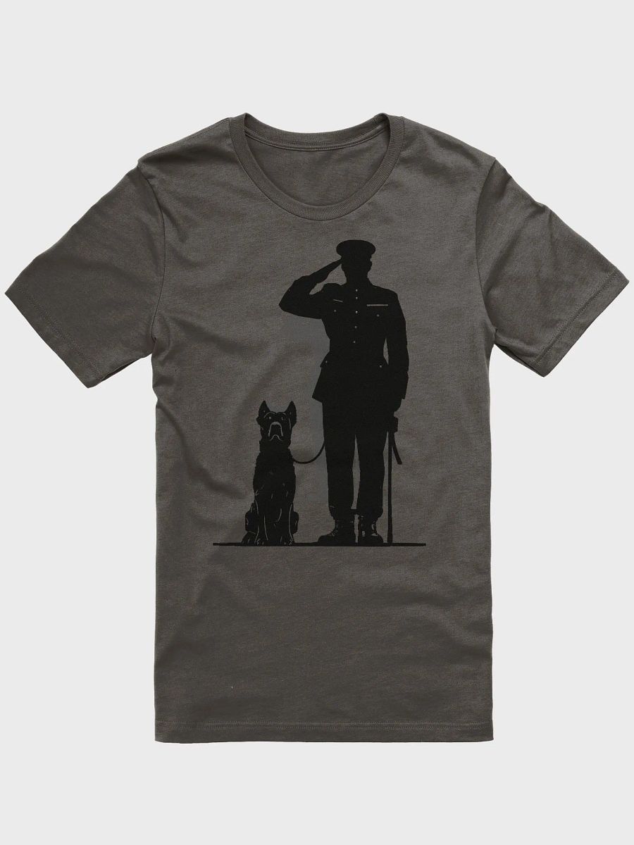 Army captain and dog saluting product image (1)
