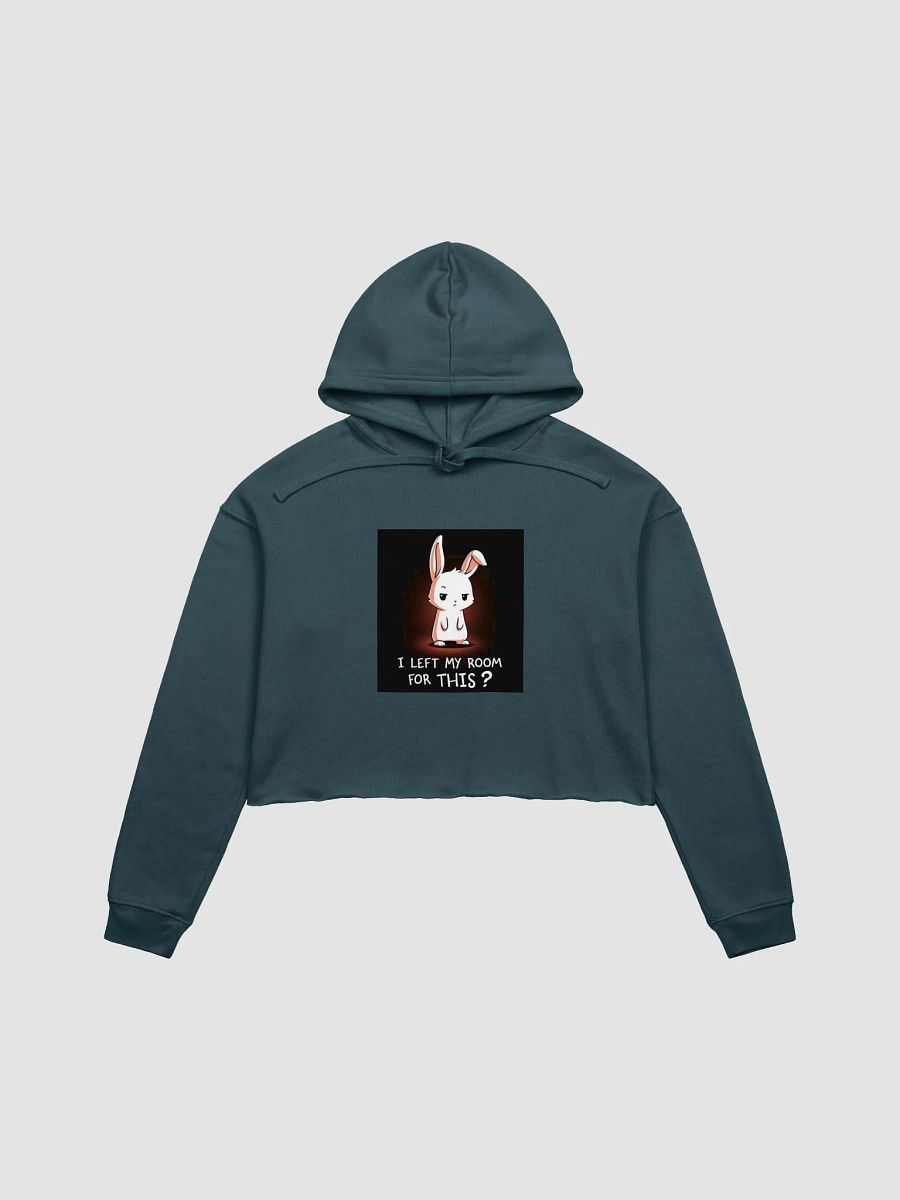Unimpressed Bunny Crop Hoodie product image (1)