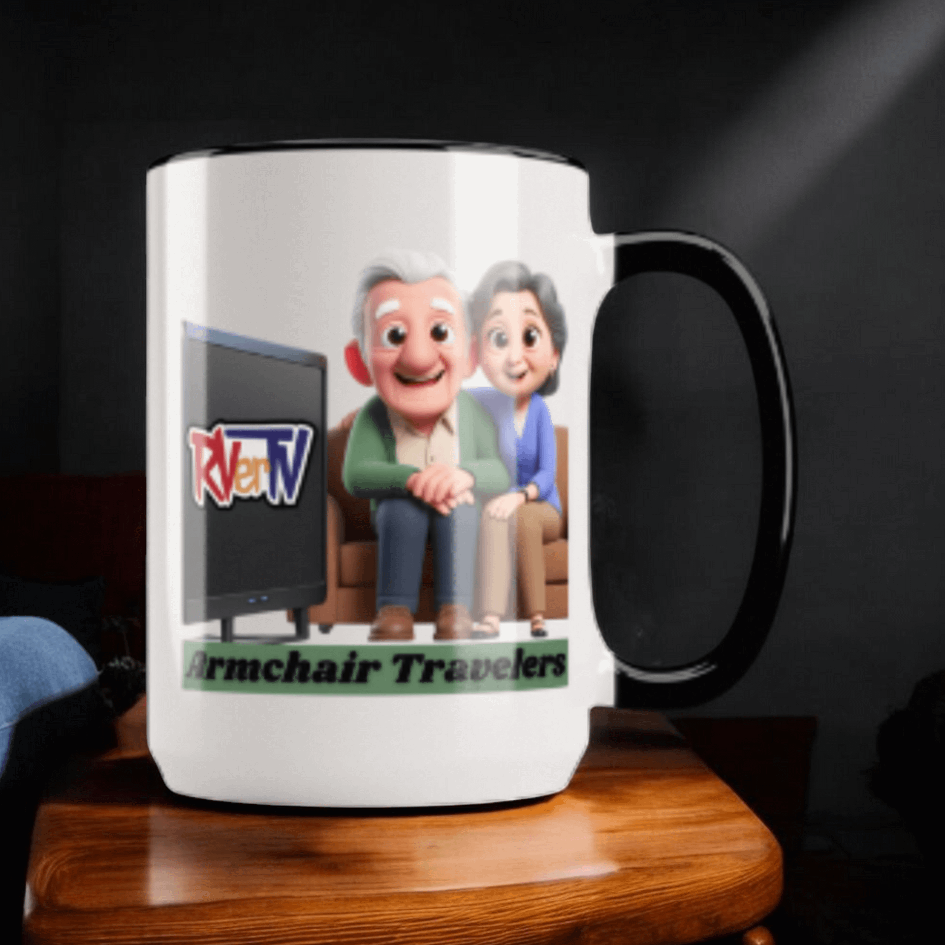 Armchair Travelers Couple - Coffee Mug product image (1)