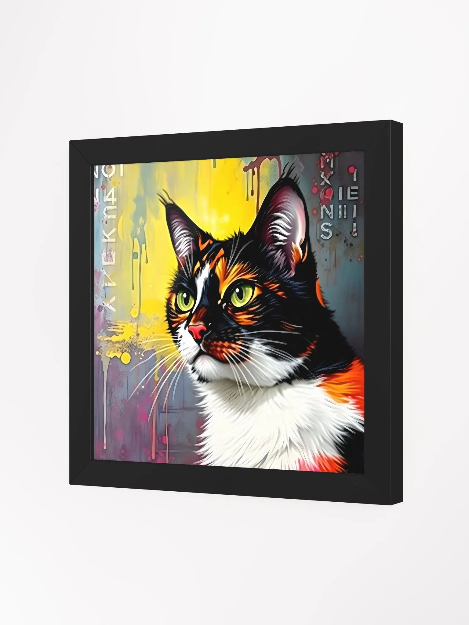Vibrant Cat Eyes Matte Poster product image (7)