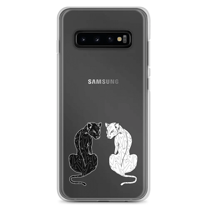 Yin n Yang Leopards Clear Phone Case S product image (7)