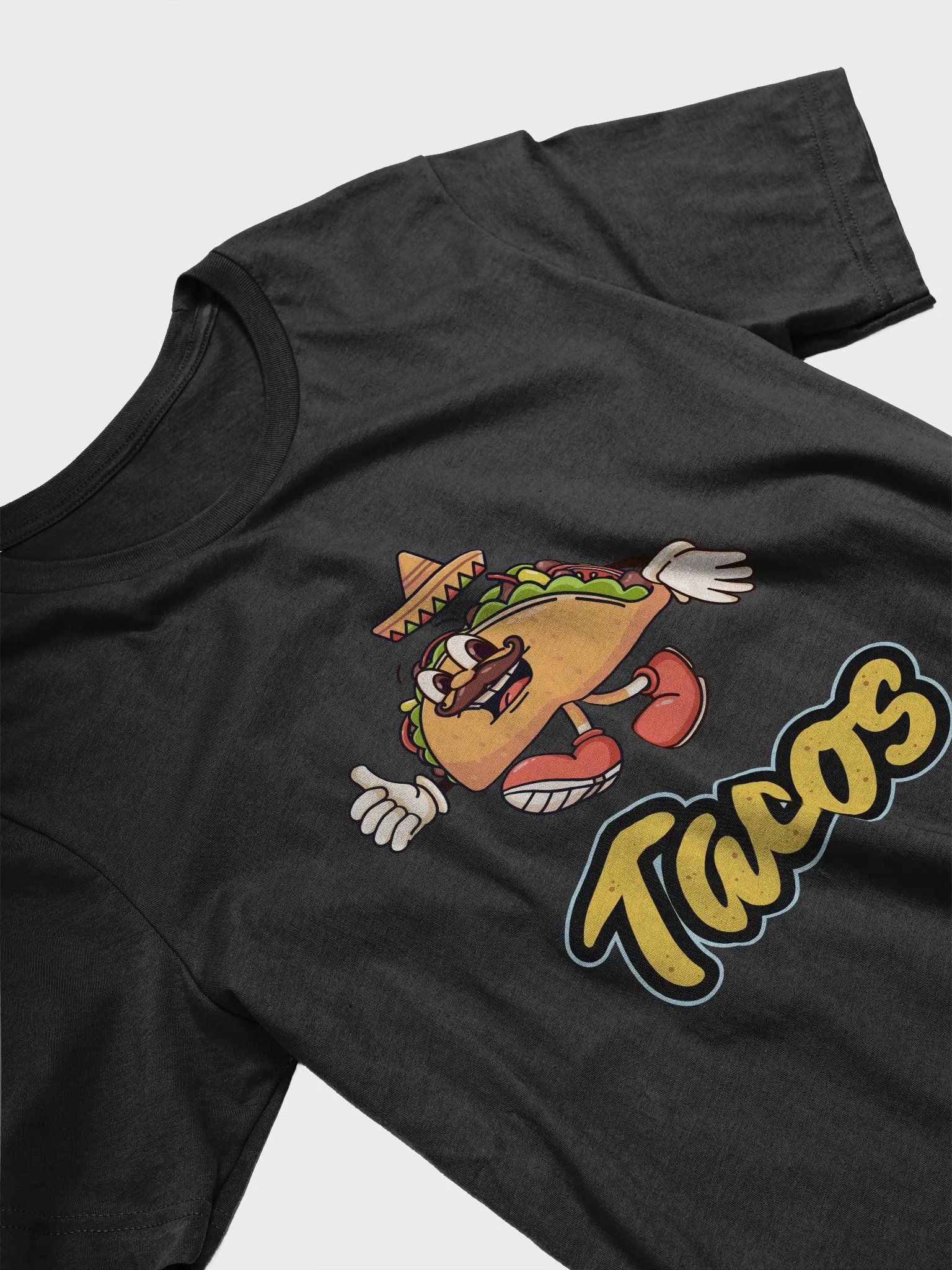 Taco Thumbs-Up Cartoon T-Shirt product image (23)