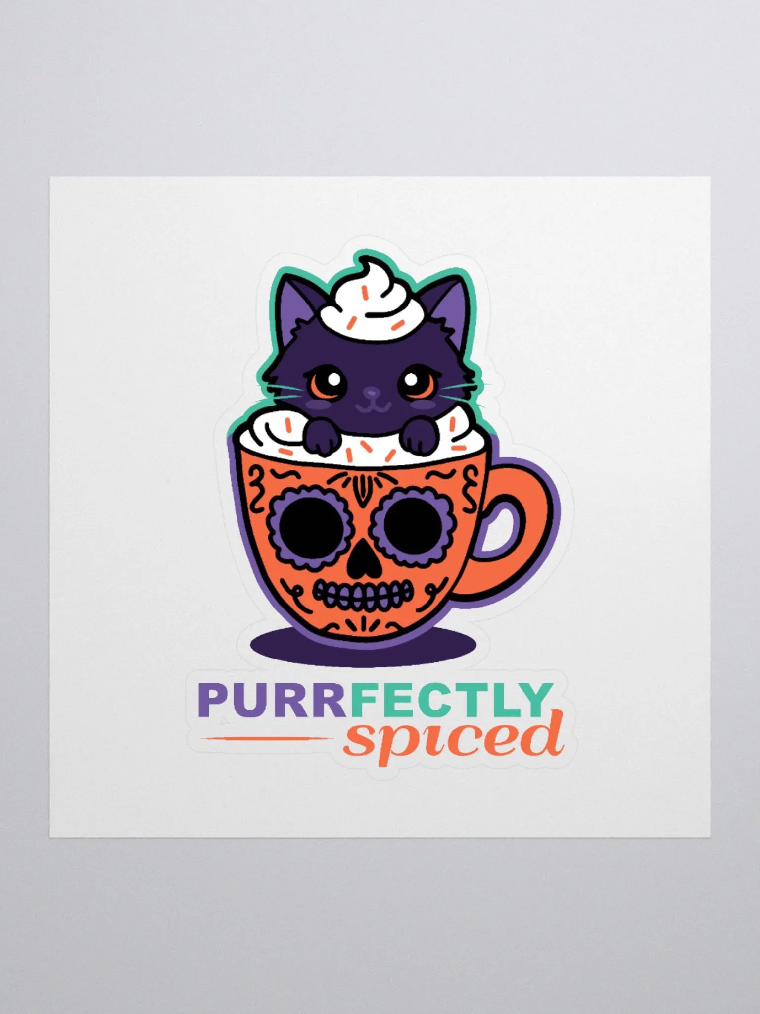 Purrfectly Spiced Sticker product image (1)