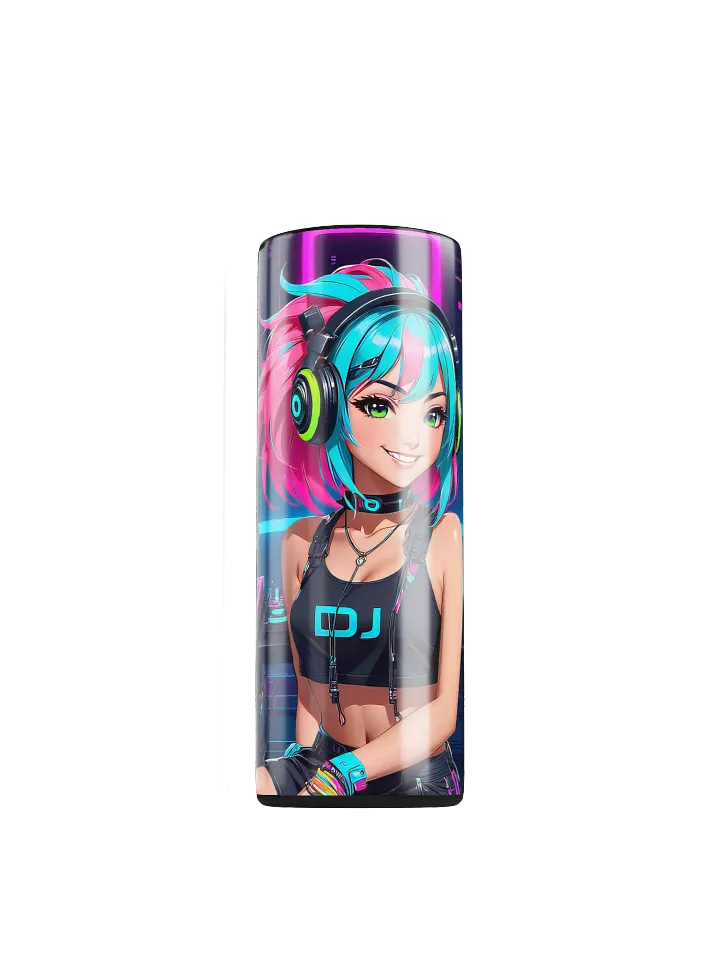 Dj Girl 20 oz Skinny Stainless Steel Tumbler - v2 product image (1)