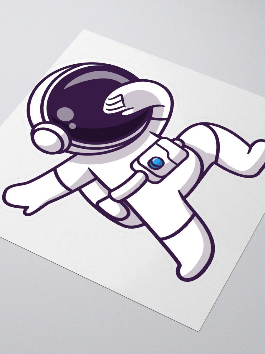 Dabbing Astronaut Emote Sticker product image (3)