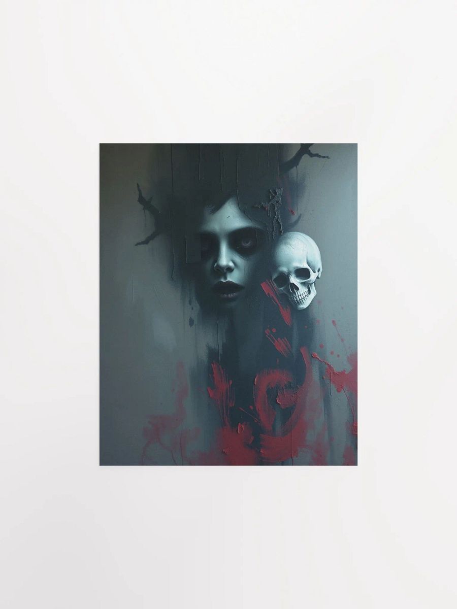 Face and Skull Matte Poster product image (23)