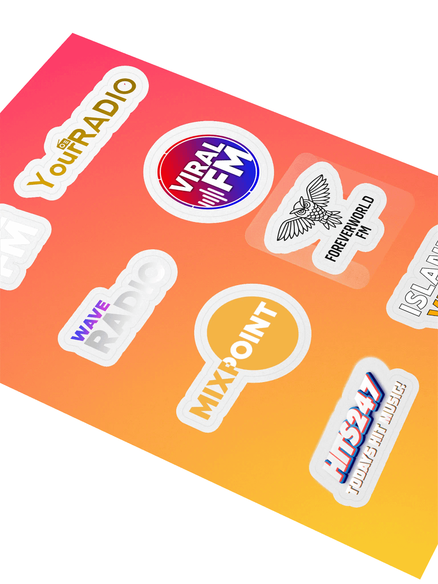 TMG Radio Sticker Variety product image (2)