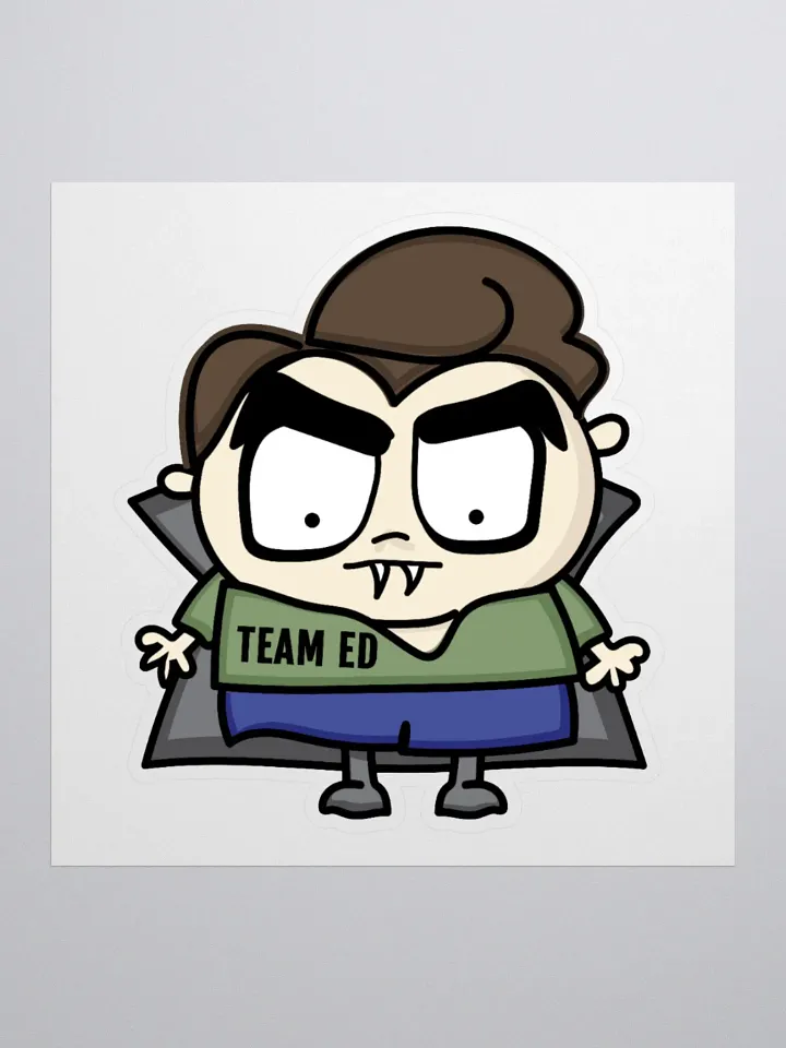 Ed the Vampire Sticker product image (1)