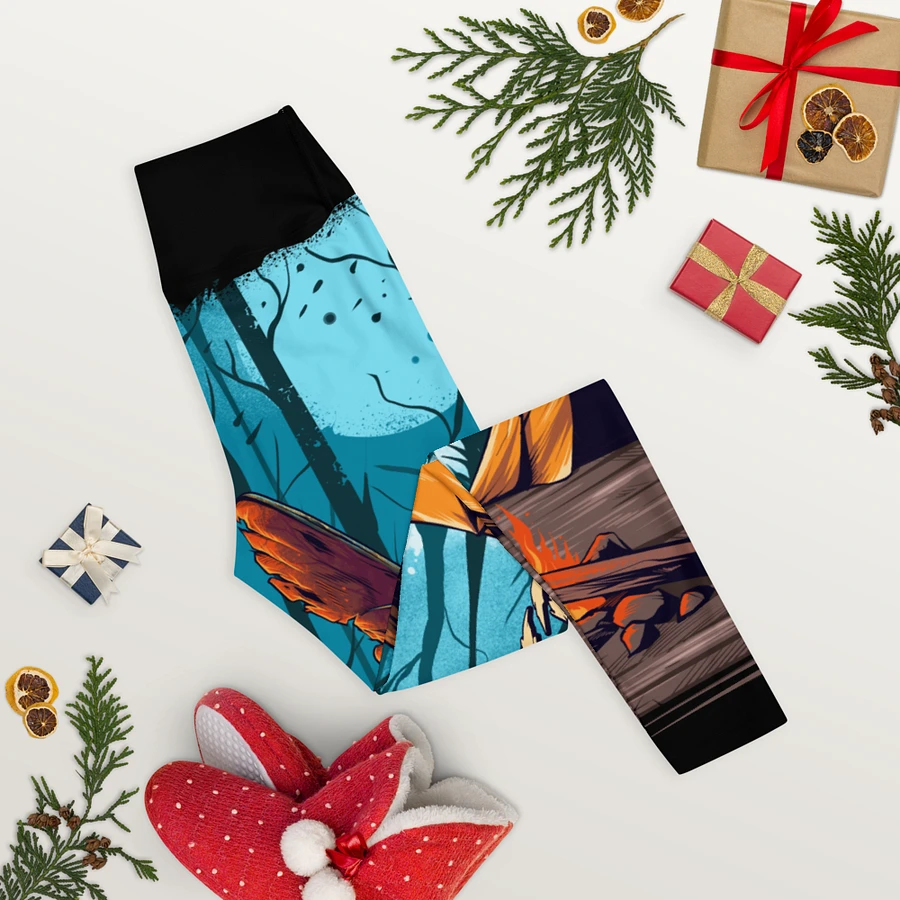 Eerie MothMan Forest Yoga Leggings product image (36)