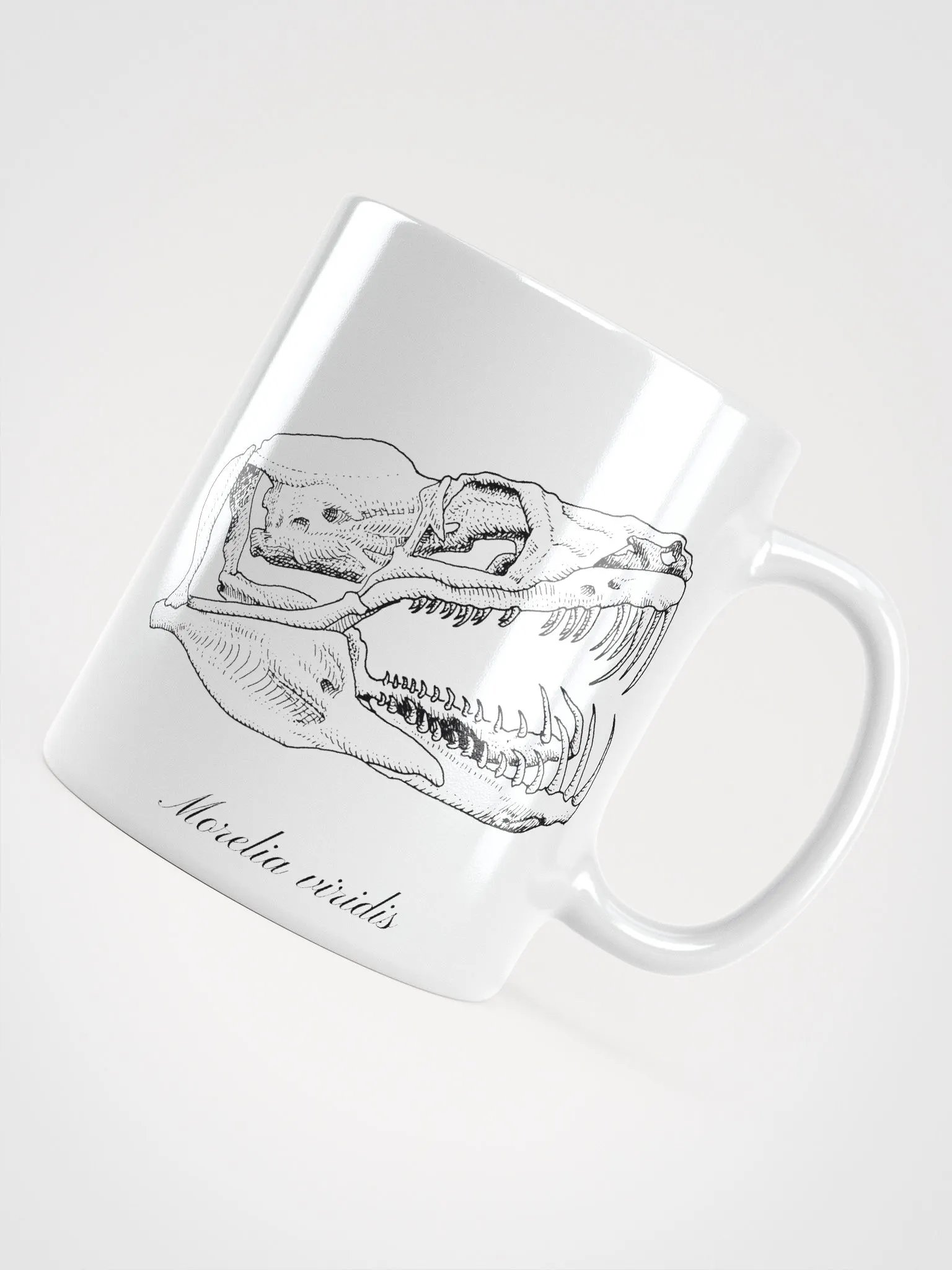 Green Python Skull mug product image (7)