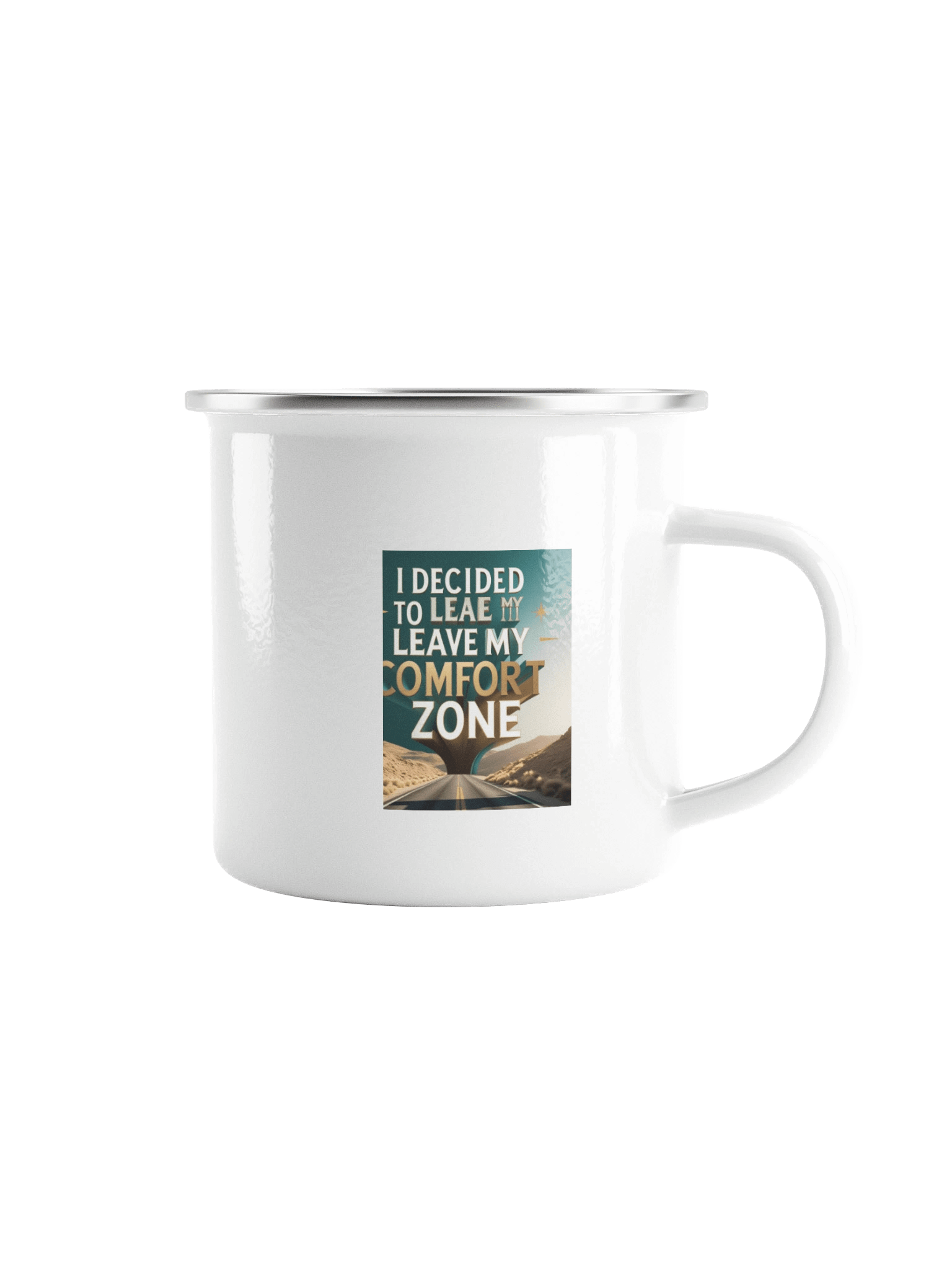 Wanderlust Enamel Mug product image (1)